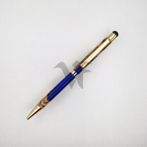 THebe Touch Oro Radica Ulivo e Resina Blu