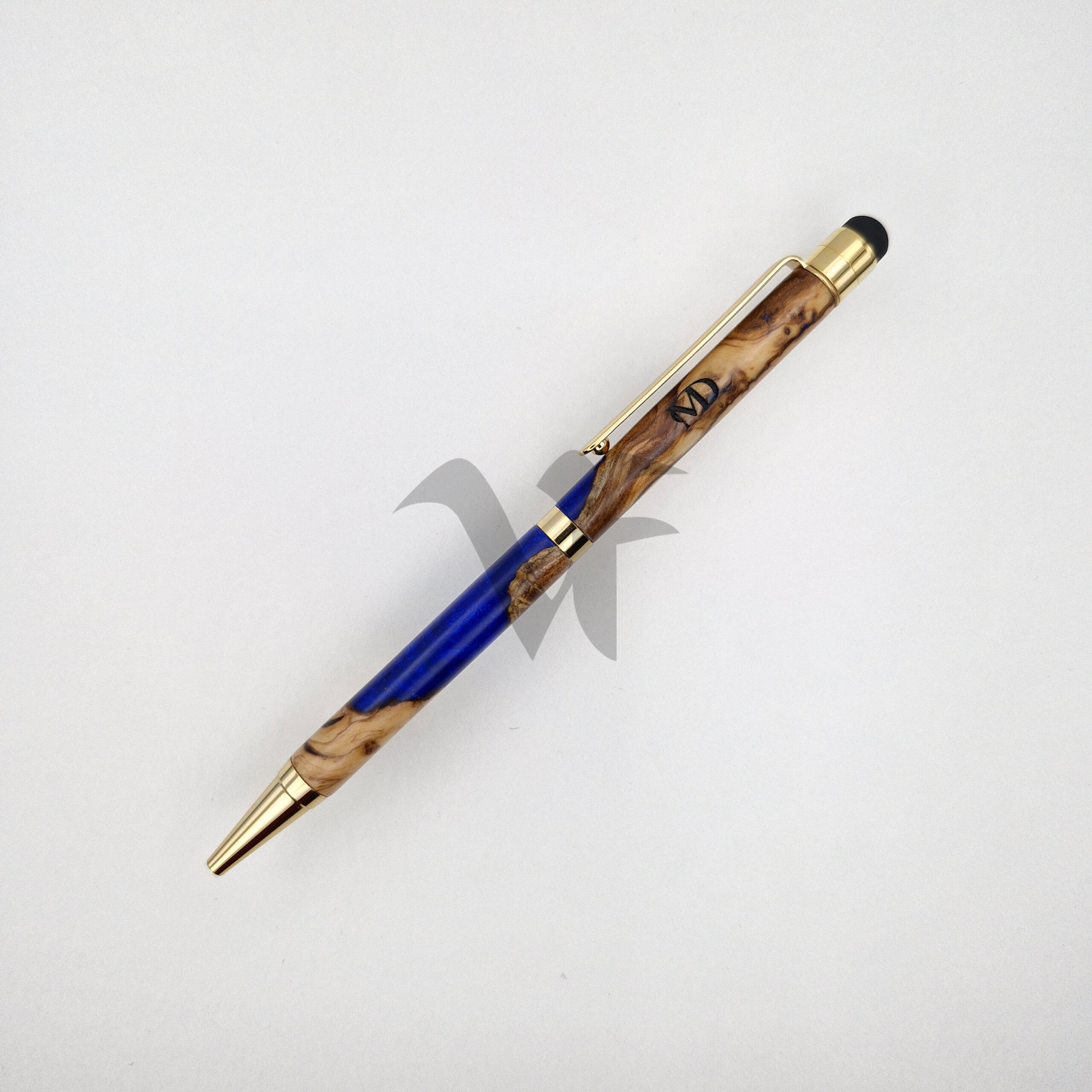 THebe Touch Oro Radica Ulivo e Resina Blu - immagine 3